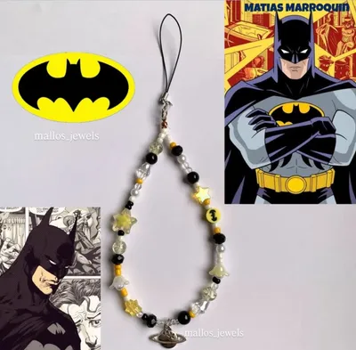 DC Batman Phone Charm